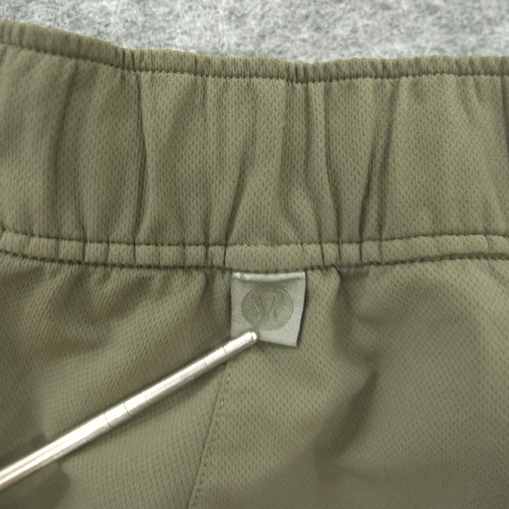 Lululemon Shorts Mens Extra Green Cargo Pockets Versa Elastic Waist Hiking